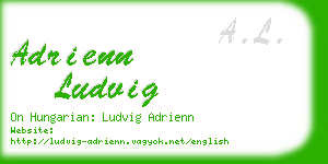 adrienn ludvig business card